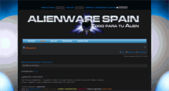 Desktop Screenshot of alienwarespain.com